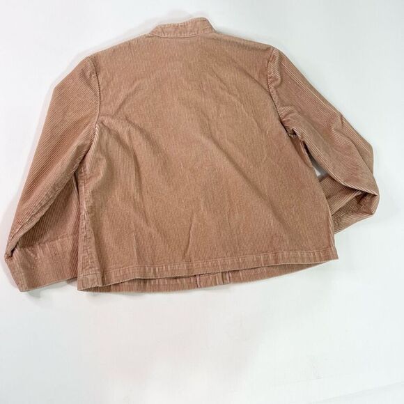 Orvis Jacket Shacket Womens 18 Corduroy Pink Button Up Lightweight Peach - Picture 8 of 9